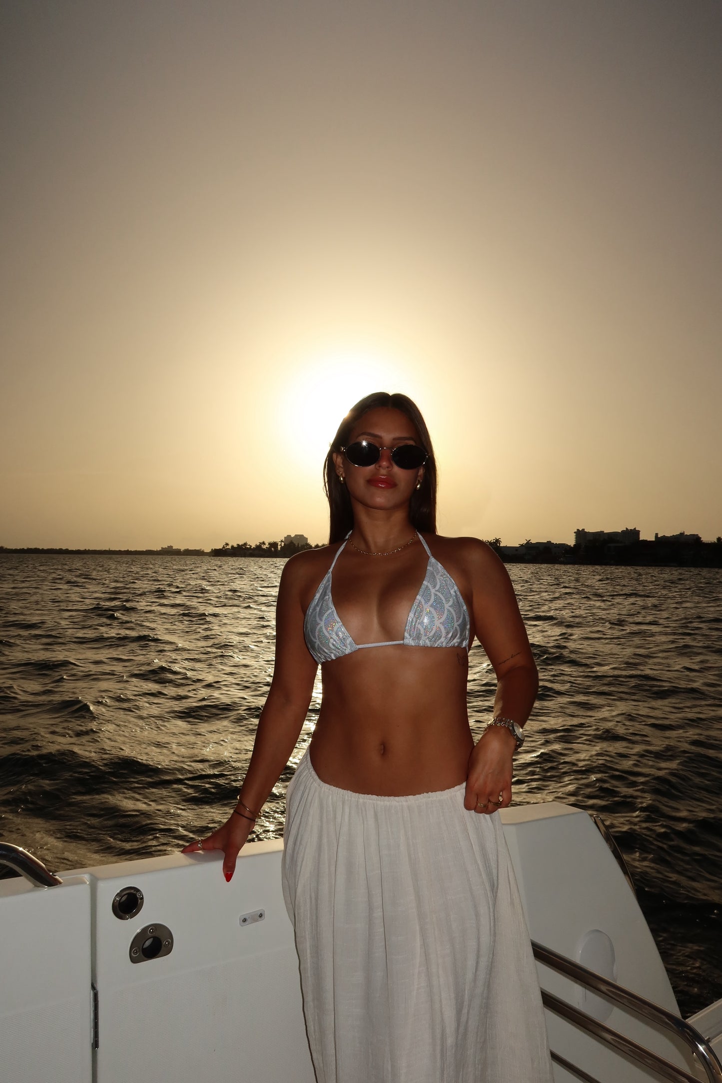 Silver Wave Swimsuit